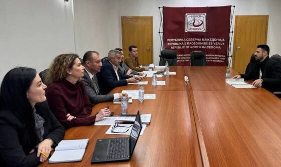 Средба на Директорот на Центарот за јавно здравје Куманово, Херолинд Сакипи со менаџментот на Фондот за здравствено осигурување